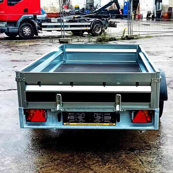 Přívěsný vozík profi NOVÝ 2,35mx1,30, svařovaný rám, DPH - foto 9