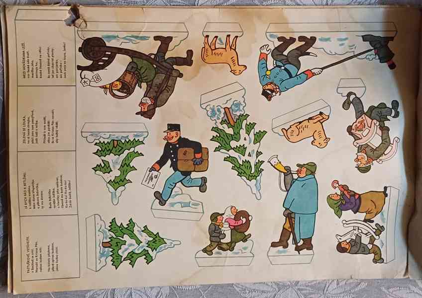 Papírový Ladův český betlém - foto 2