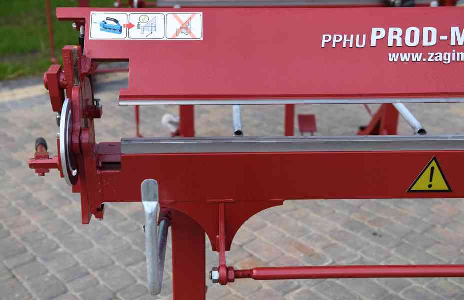 Nová ohýbačka plechu RED 1400/1,2/160° Nejvyšší kvalita   - foto 7