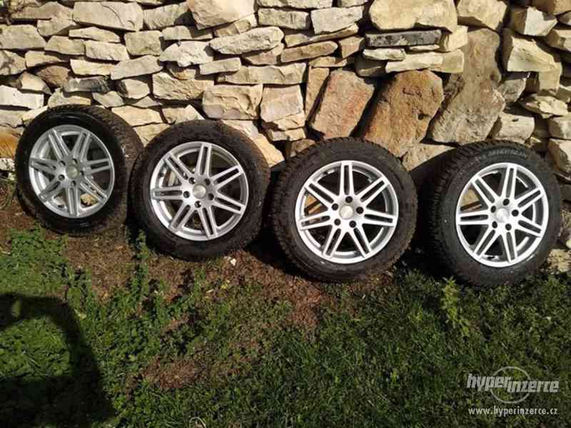 Zimní ALU kola + pneu Michelin Alpin 8mm - foto 1