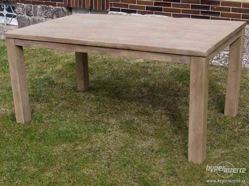 Jídelní stůl Foster  – masivní dřevo Akácie - foto 1
