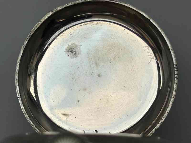 Velké 66 mm, 202 g těžké staré železniční hodinky s lokomoti - foto 8