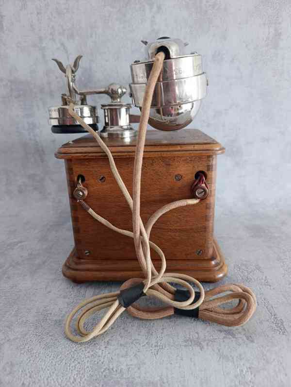 Starožitný francouzs. telefon 1910 Thomson-Houston - foto 13