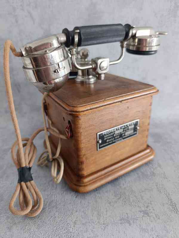Starožitný francouzs. telefon 1910 Thomson-Houston - foto 23