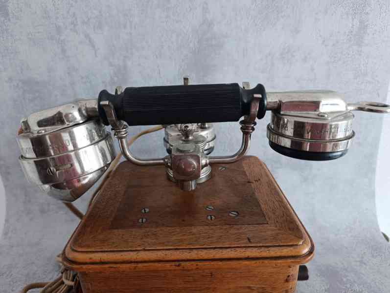 Starožitný francouzs. telefon 1910 Thomson-Houston - foto 5