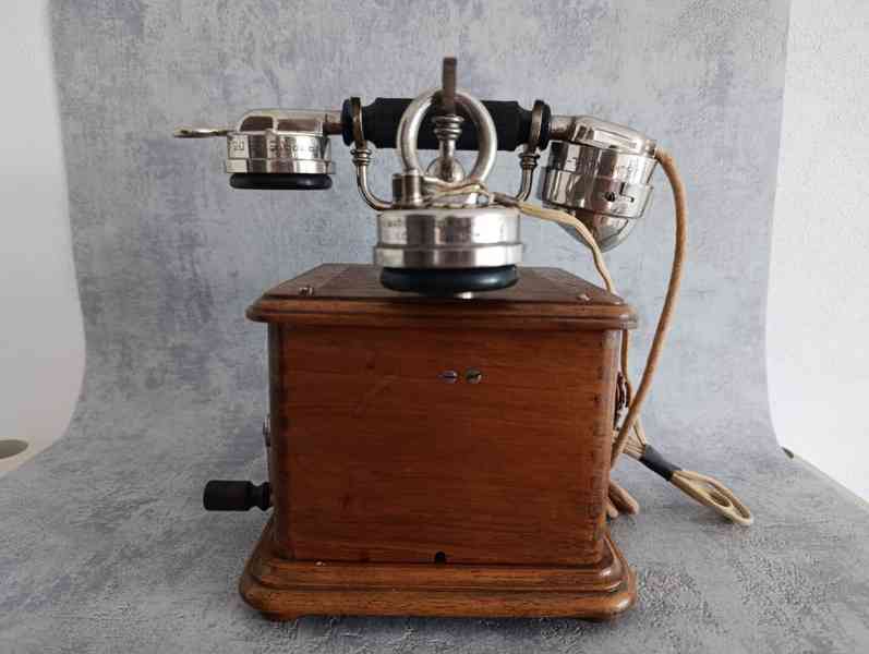 Starožitný francouzs. telefon 1910 Thomson-Houston - foto 7