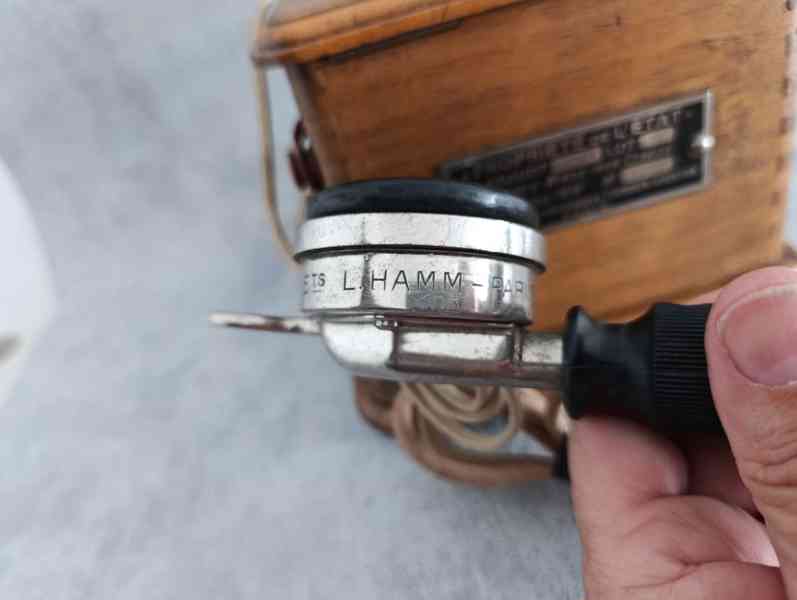 Starožitný francouzs. telefon 1910 Thomson-Houston - foto 19