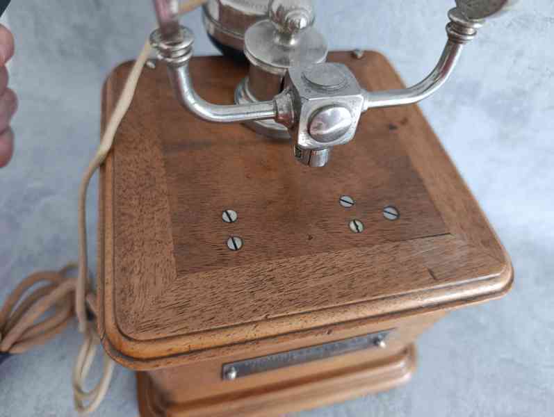 Starožitný francouzs. telefon 1910 Thomson-Houston - foto 26