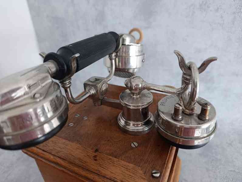 Starožitný francouzs. telefon 1910 Thomson-Houston - foto 25