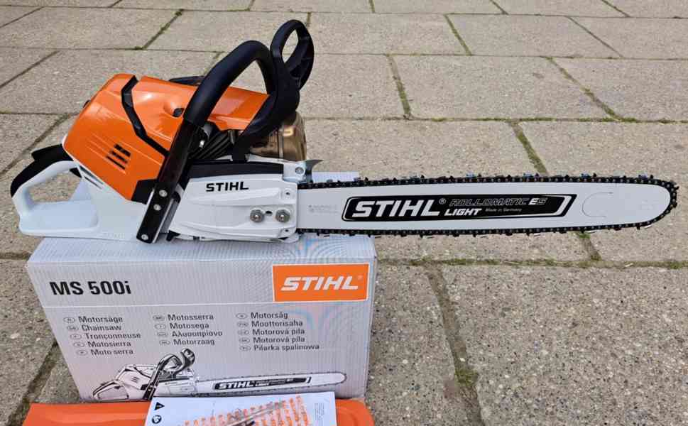 Nová motorová pila STIHL MS500i, 5 kW / 6,8 k, 6,2 kg, délka - foto 6