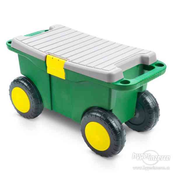 Umělohmotný zahradní vozík 55 x 26,5 x 29,5 cm - foto 2