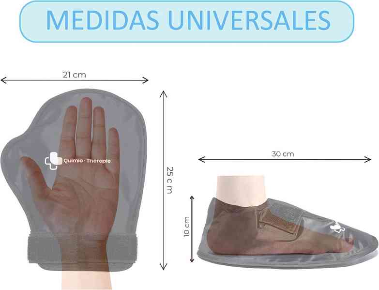 Sada QUIMIO-THERAPIE pro chemoterapii chladící rukavice+ bot - foto 2