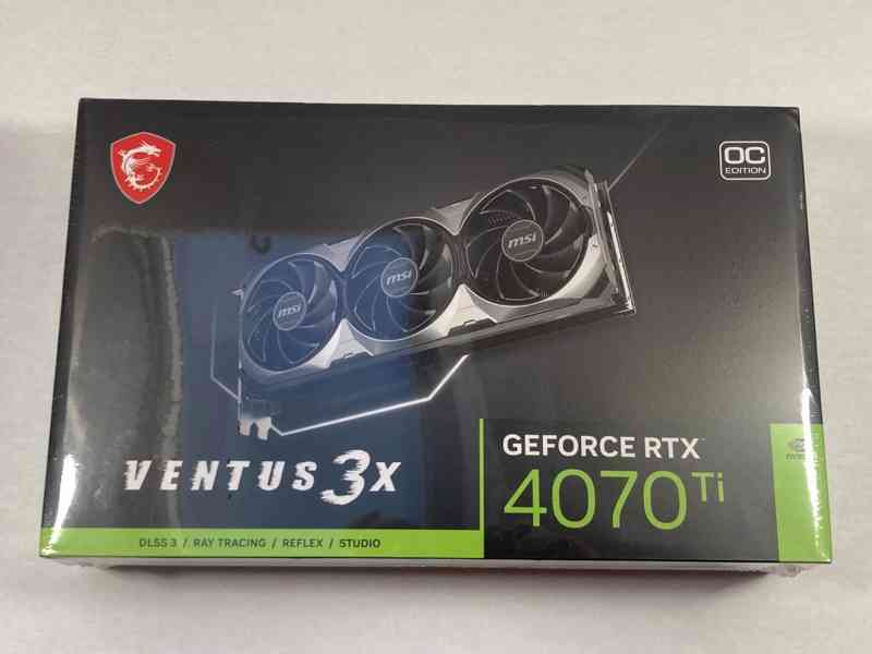 Msi GeForce rtx 4070 ti Ventus 3x oc 12 GB gddr6x - bazar - Hyperinzerce.cz