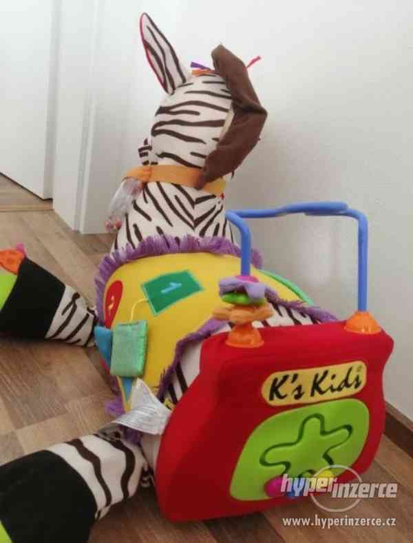 Téměř nehrané - K´s Kids Velká zebra RYAN s 28 funk. zábavy - foto 2