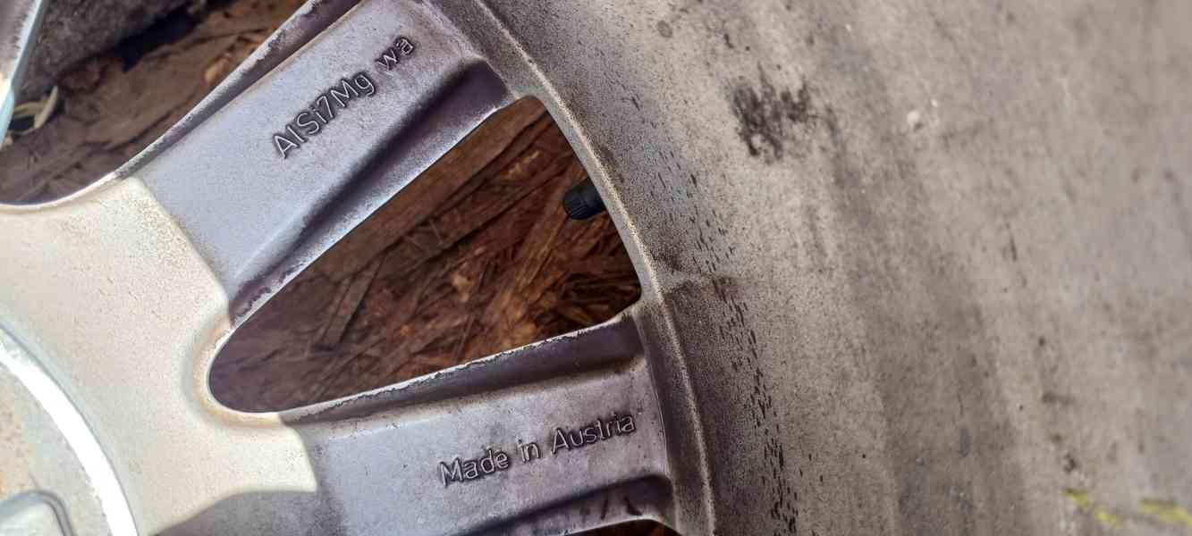 Sada orig alu Audi 17" 5x112 letní pneu 225/50 - foto 13