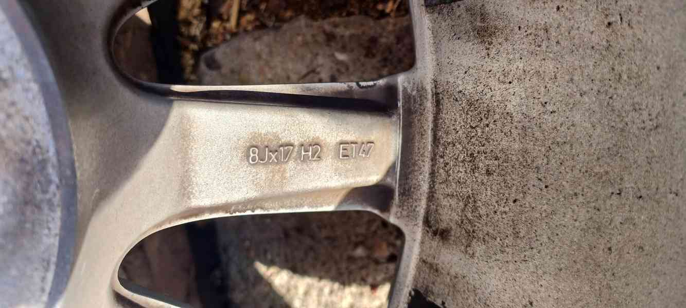 Sada orig alu Audi 17" 5x112 letní pneu 225/50 - foto 11