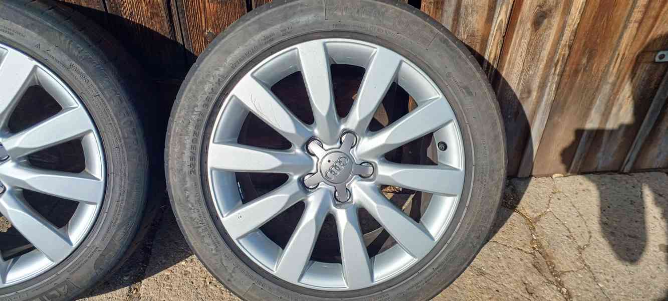 Sada orig alu Audi 17" 5x112 letní pneu 225/50 - foto 7