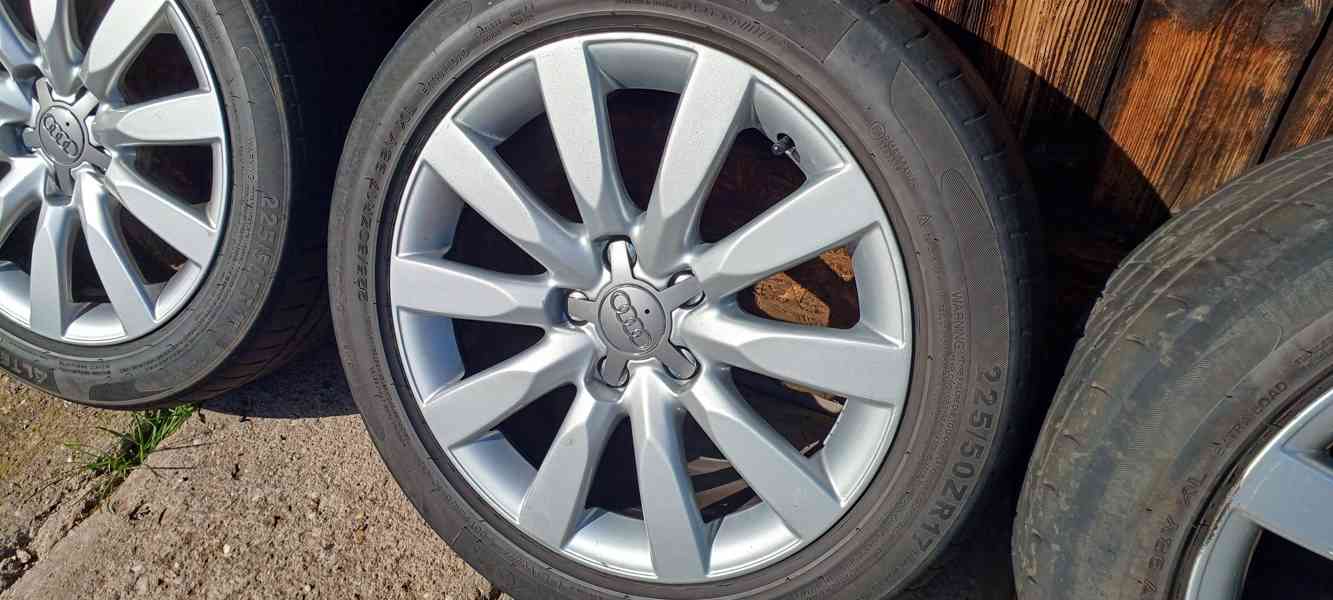 Sada orig alu Audi 17" 5x112 letní pneu 225/50 - foto 5