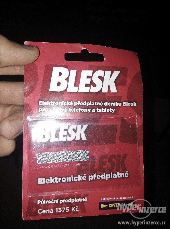 El. předplatné Blesk pro smartphony a tablety - foto 1