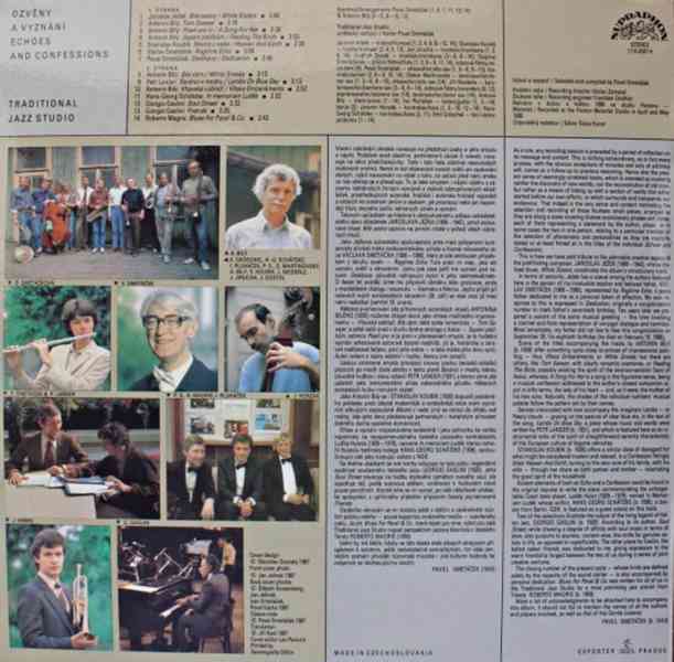 Traditional Jazz Studio – Ozvěny a vyznání (LP) - foto 2