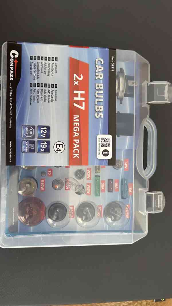 Compass MEGA H7+H7+pojistky+další žárovky - foto 1
