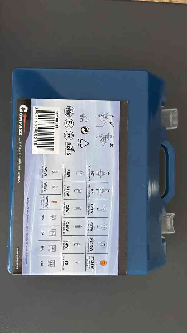 Compass MEGA H7+H7+pojistky+další žárovky - foto 2