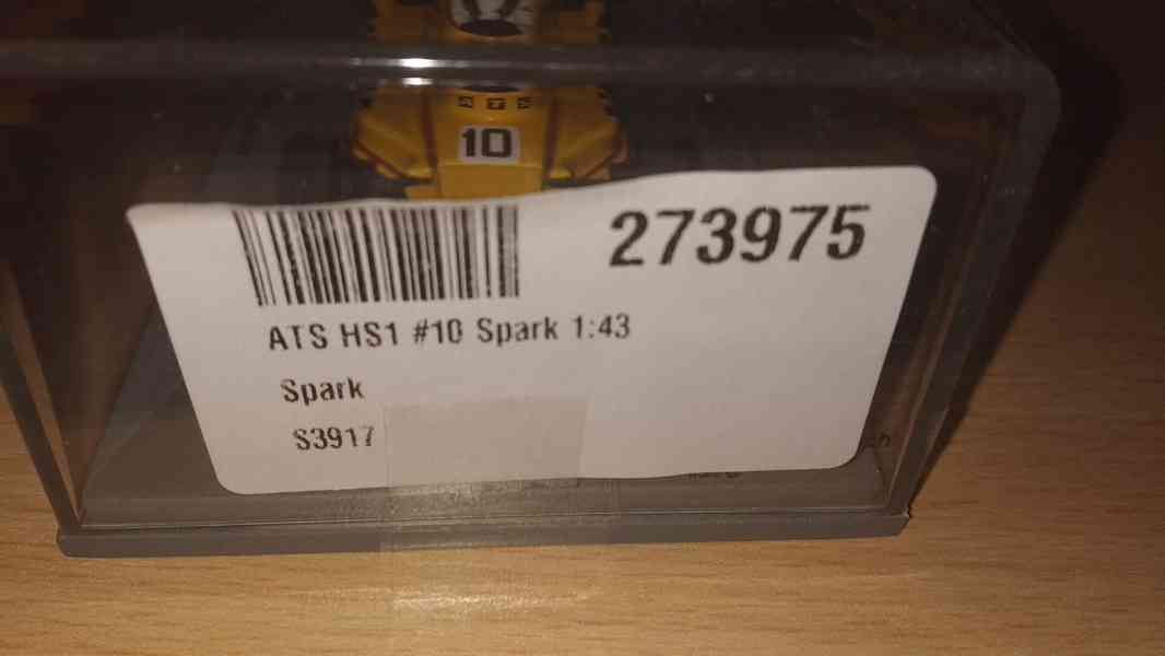 F1 ATS HS1 #10 Jean-Pierre Jarier 1978 Spark S3917 1:43 - foto 6
