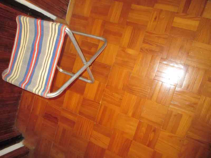 Retro židlička +dóza plechová - foto 5