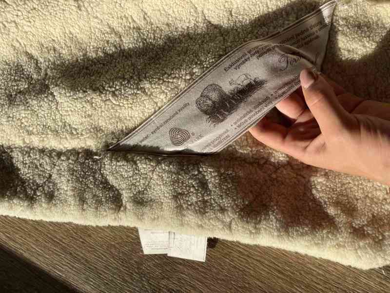 Podložka na postel 80x200 z čisté vlny zn. woolmark  - foto 2