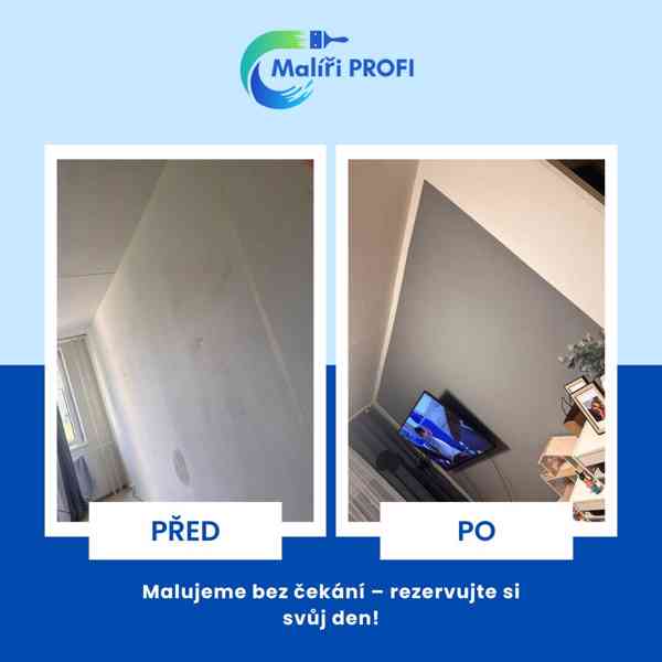 Malířské práce Praha a okolí – rychle, kvalitně, bez starost