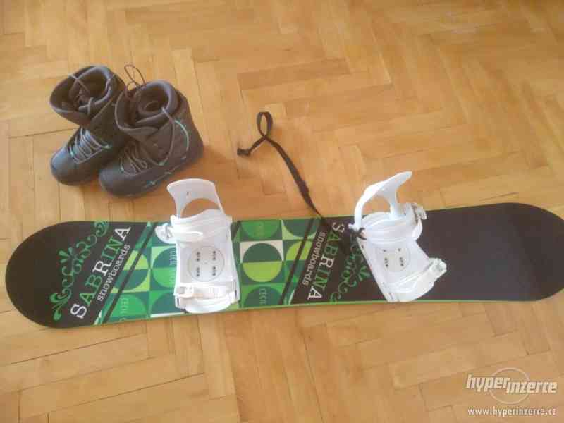 Snowboard komplet (prkno+vázání+boty) - foto 4