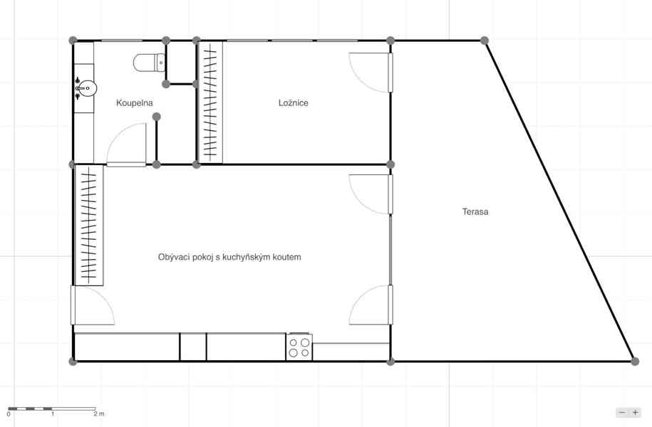 Pronájem luxusního bytu 2+kk s terasou, 76,4 m2 Ml. Boleslav - foto 16