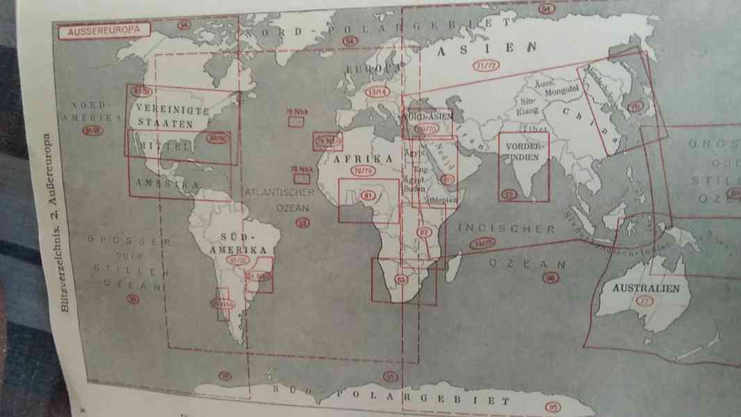 Velký atlas světa z protektorátu - foto 4