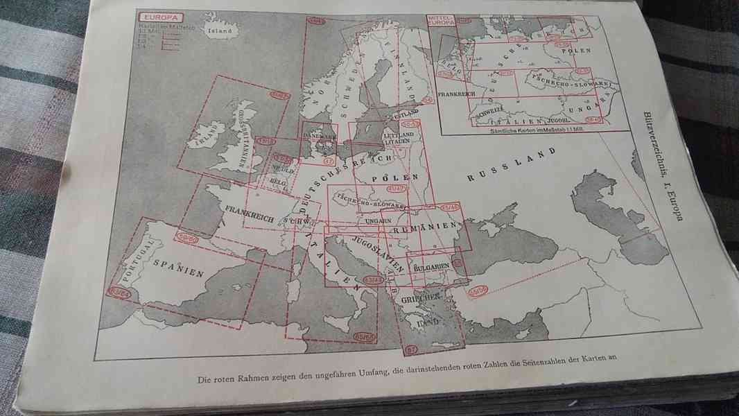 Velký atlas světa z protektorátu - foto 3