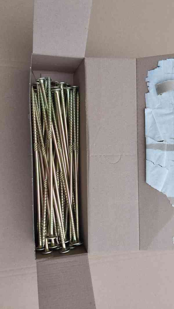 50ks konstrukční vruty 8x280 talířova hlava, torx - foto 6
