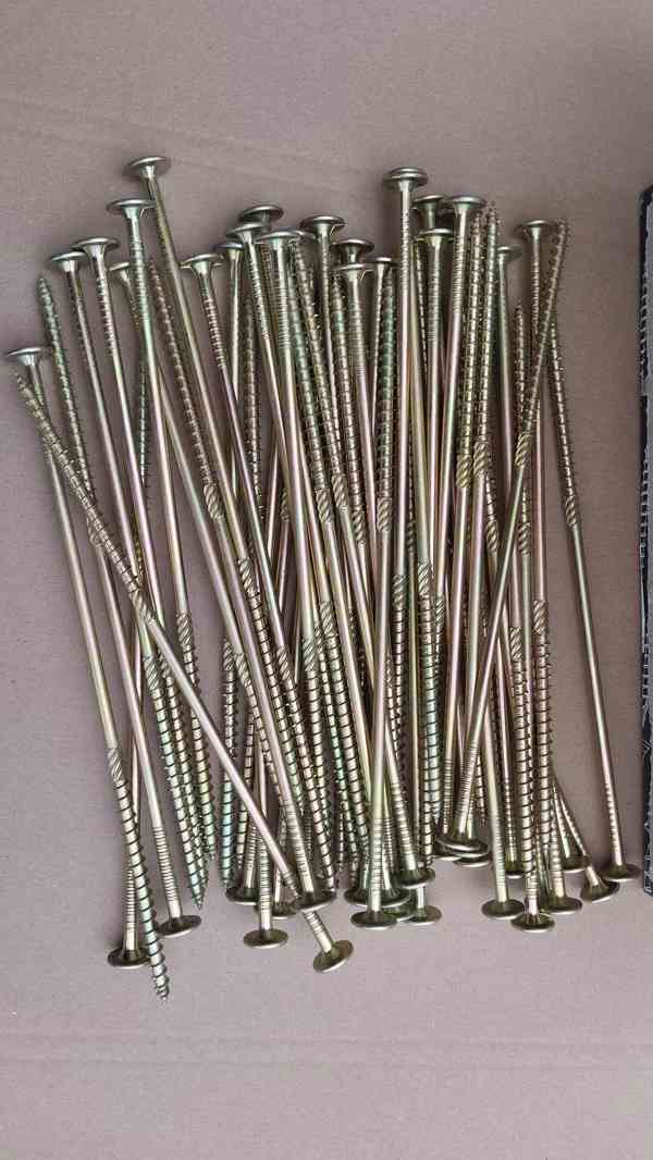 50ks konstrukční vruty 8x280 talířova hlava, torx - foto 2