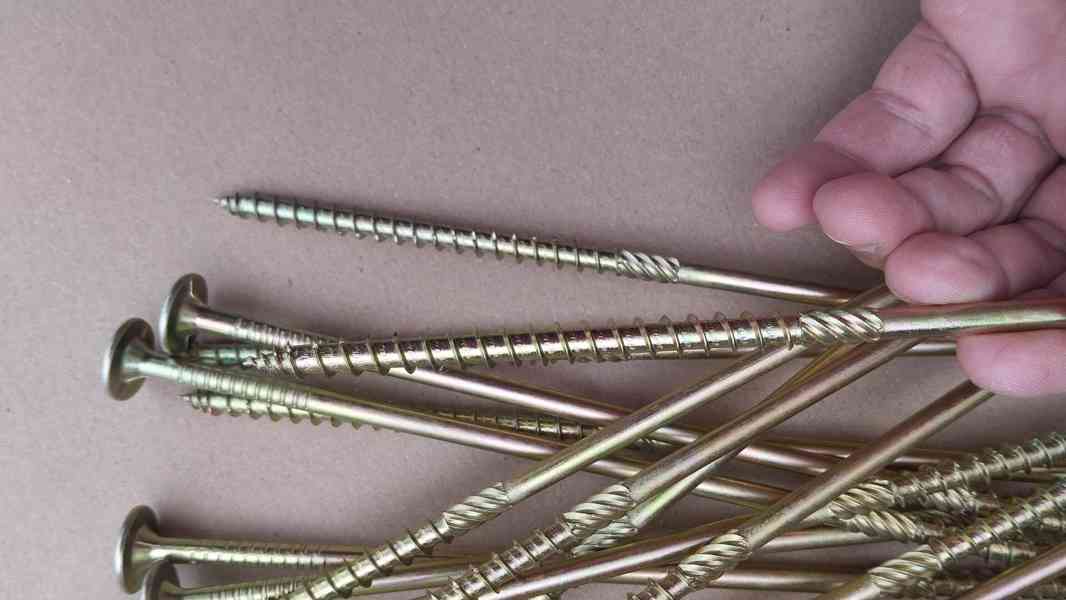 50ks konstrukční vruty 8x280 talířova hlava, torx - foto 7