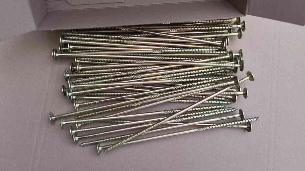 50ks konstrukční vruty 8x280 talířova hlava, torx - foto 3