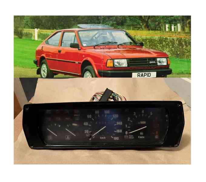 Přístrojová deska ŠKODA 125, 130, 136, RAPID - foto 1