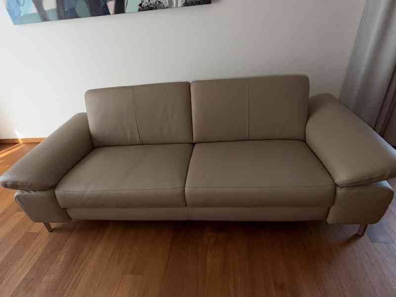 Dvě nové kožené sedačky z Belgie  - foto 3