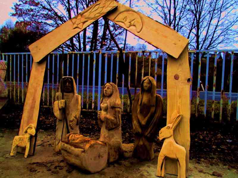Betlém ze dřeva - foto 2