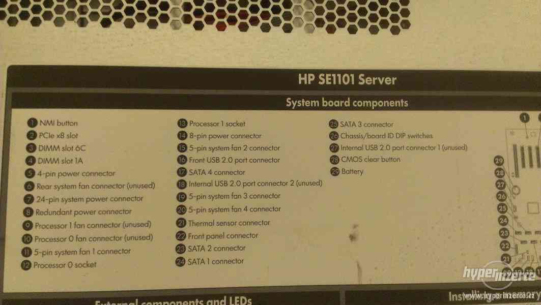 HP ProLiant SE1101 Server, 2x Xeon Quand-core L5420 16GB - foto 3