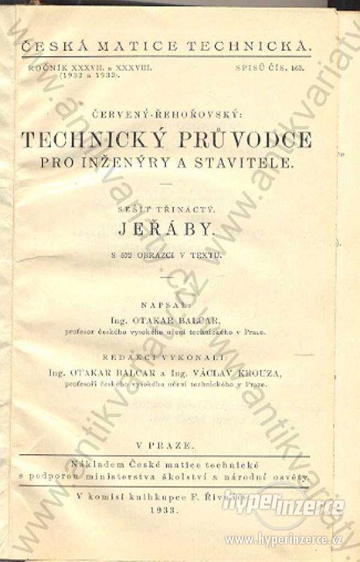 Technický průvodce pro inženýry a stavitele 1933 - foto 1