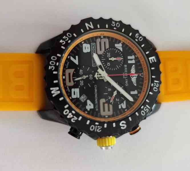 Prodám nové sportovní hodinky Breitling Endurance R - žluté - foto 2