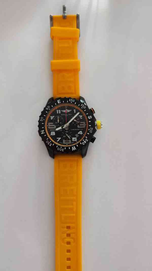 Prodám nové sportovní hodinky Breitling Endurance R - žluté - foto 1