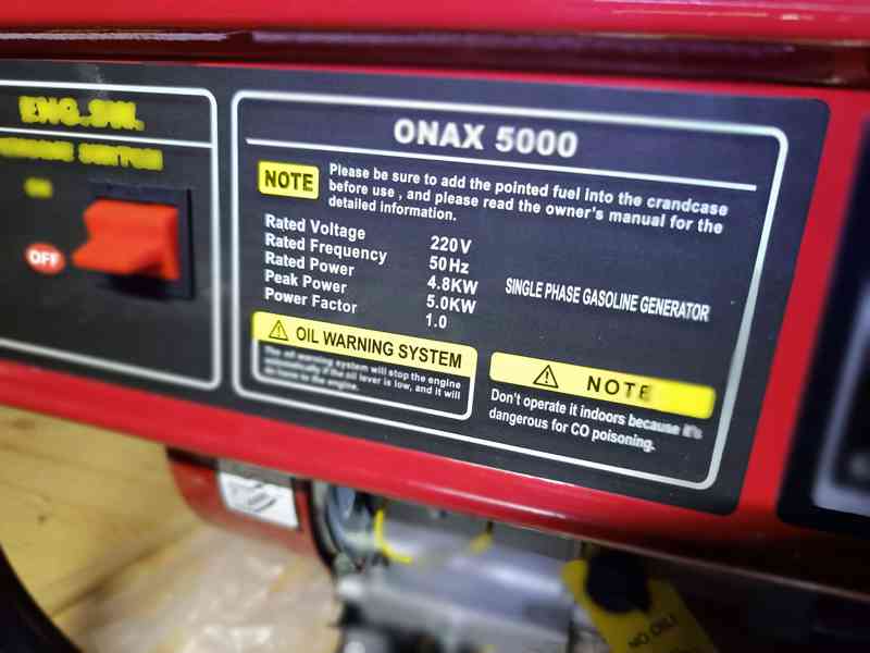 Elektrocentrála 5 kW - Generátor  - foto 3