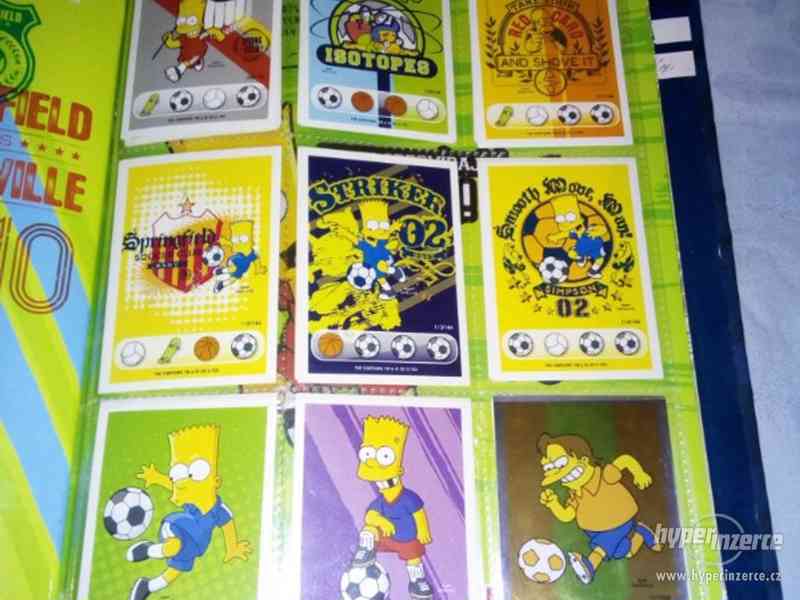 Prodám celé album kartiček Simpsons - kompletní - foto 3