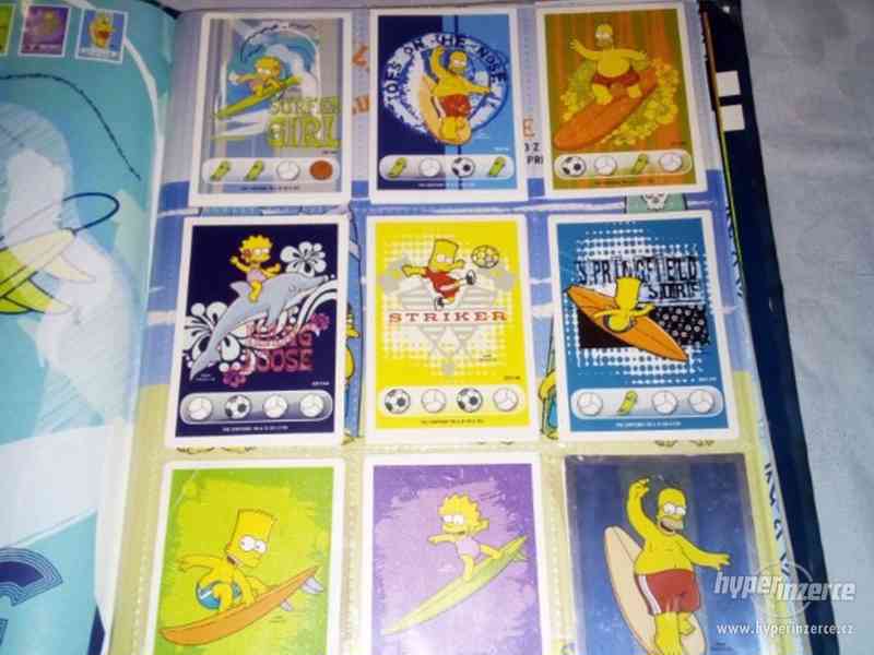 Prodám celé album kartiček Simpsons - kompletní - foto 8