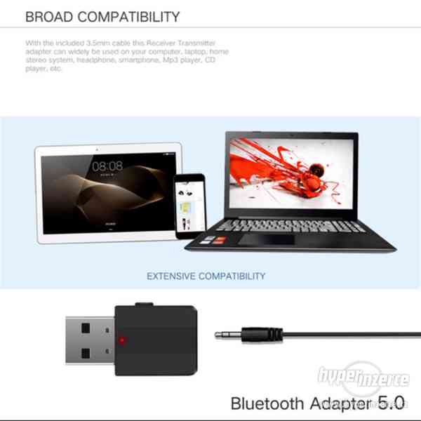 USB Bluetooth audio vysílač a přijímač - foto 5