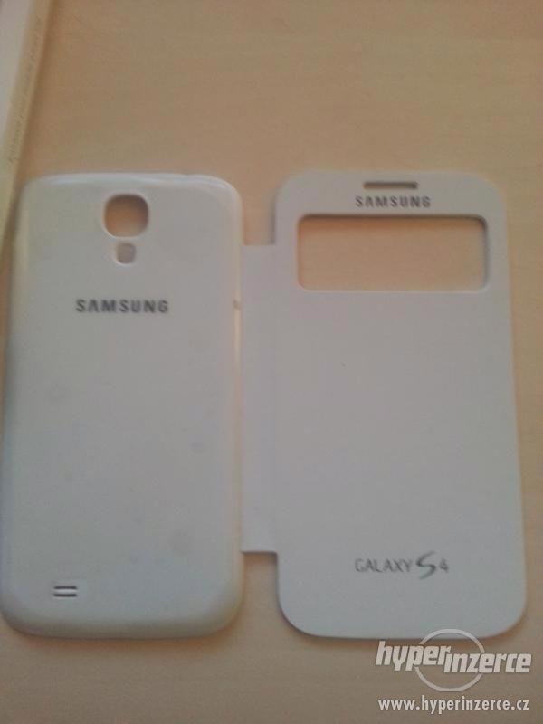 Samsung Galaxy S IV s-view flip cover bílý - foto 1